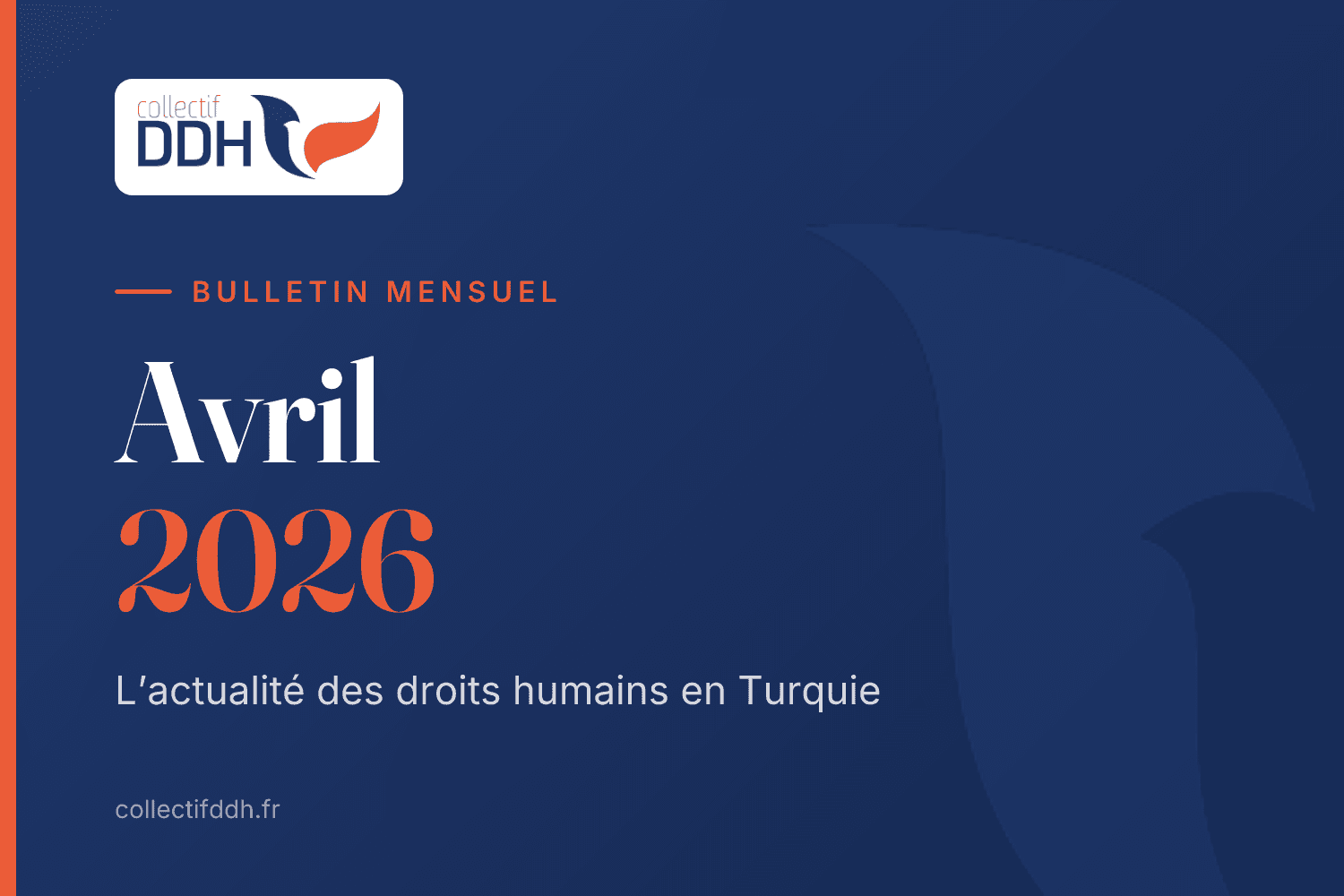 Bulletin mensuel du Collectif DDH : Avril 2026