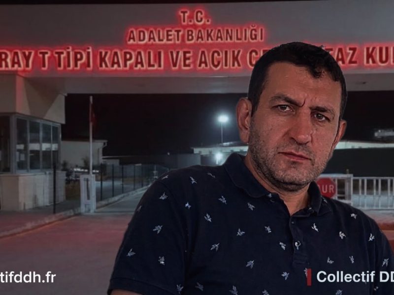 Mehmet Daylak devant la prison d'Aksaray