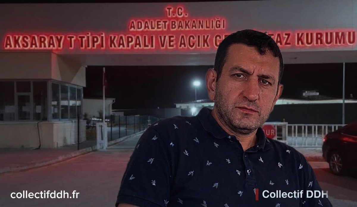 Mehmet Daylak devant la prison d'Aksaray